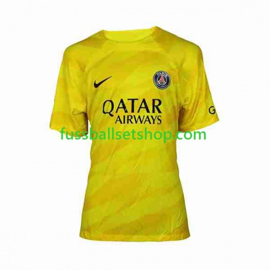 Günstige Fußball Trikotsatz Paris Saint-Germain Torwart Herren Ausweichtrikot 2023-2024 Kurzarm