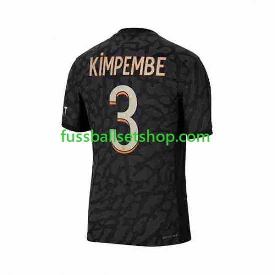 Günstige Fußball Trikotsatz Paris Saint-Germain Kimpembe 3 Herren Ausweichtrikot 2023-2024 Kurzarm