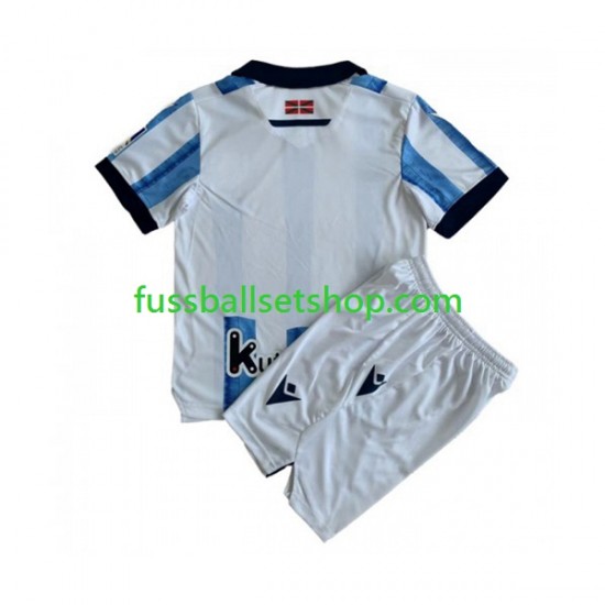 Günstige Fußball Trikotsatz Real Sociedad Kinder Heimtrikot 2023-2024 Kurzarm