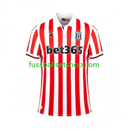 Günstige Fußball Trikotsatz Stoke City Herren Heimtrikot 2023-2024 Kurzarm