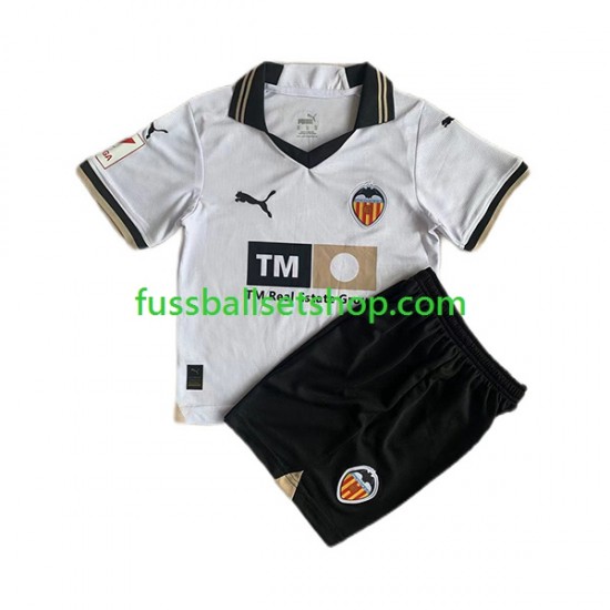 Günstige Fußball Trikotsatz Valencia CF Kinder Heimtrikot 2023-2024 Kurzarm