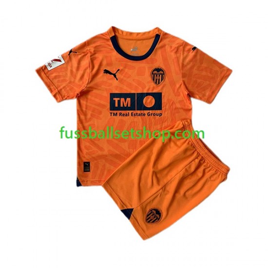 Günstige Fußball Trikotsatz Valencia CF Kinder Ausweichtrikot 2023-2024 Kurzarm
