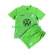 Günstige Fußball Trikotsatz VfL Wolfsburg Kinder Heimtrikot 2023-2024 Kurzarm