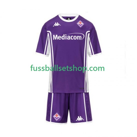 Günstige Fußball Trikotsatz AC Florenz Kinder Heimtrikot 2025-2026 Kurzarm