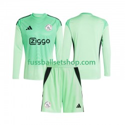 Günstige Fußball Trikotsatz Ajax Amsterdam Torwart Kinder Heimtrikot 2025-2026 Langarm