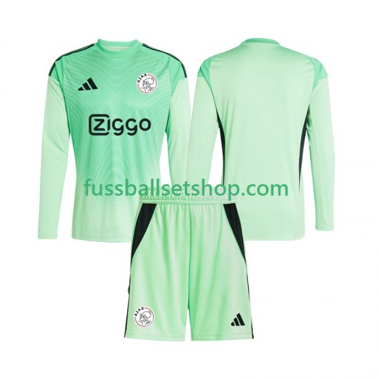 Günstige Fußball Trikotsatz Ajax Amsterdam Torwart Kinder Heimtrikot 2025-2026 Langarm