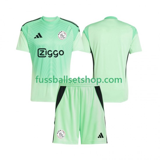 Günstige Fußball Trikotsatz Ajax Amsterdam Torwart Kinder Heimtrikot 2025-2026 Kurzarm