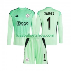 Günstige Fußball Trikotsatz Ajax Amsterdam Vitezslav Jaros 1 Torwart Kinder Heimtrikot 2025-2026 Langarm