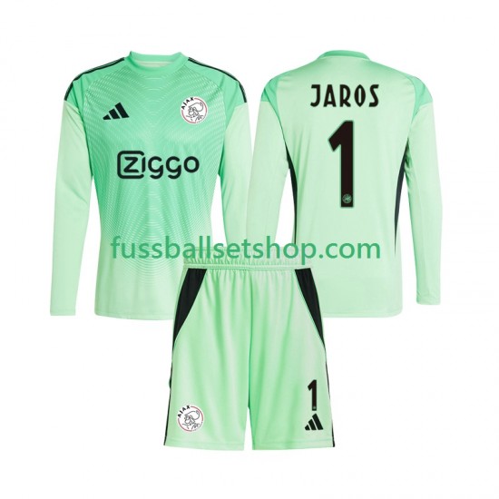 Günstige Fußball Trikotsatz Ajax Amsterdam Vitezslav Jaros 1 Torwart Kinder Heimtrikot 2025-2026 Langarm
