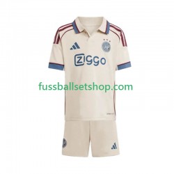 Günstige Fußball Trikotsatz Ajax Amsterdam Kinder Ausweichtrikot 2025-2026 Kurzarm