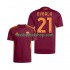 Günstige Fußball Trikotsatz AS Rom Dybala 21 Herren Heimtrikot 2025-2026 Kurzarm