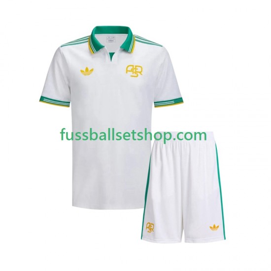 Günstige Fußball Trikotsatz AS Rom Kinder Ausweichtrikot 2025-2026 Kurzarm