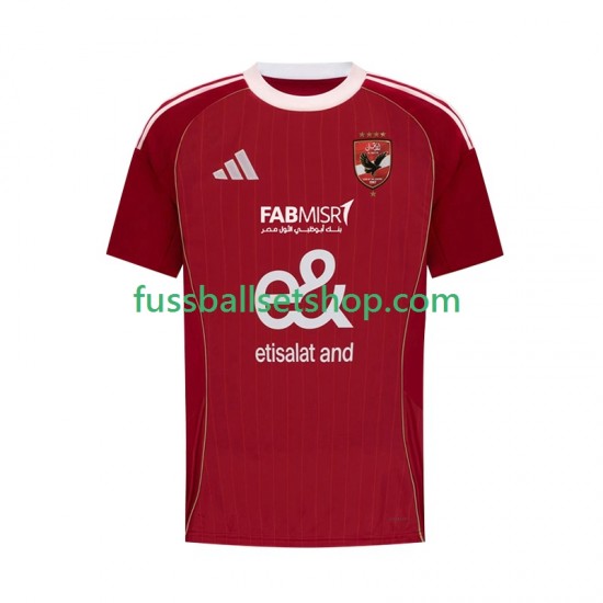 Günstige Fußball Trikotsatz Al Ahly SC Herren Heimtrikot 2025-2026 Kurzarm
