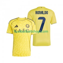 Günstige Fußball Trikotsatz Al Nassr Cristiano Ronaldo 7 Herren Heimtrikot 2025-2026 Kurzarm