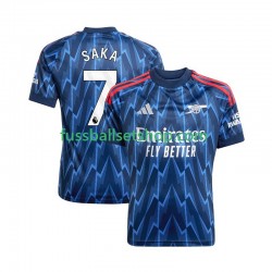 Günstige Fußball Trikotsatz Arsenal Bukayo Saka 7 Herren Auswärtstrikot 2025-2026 Kurzarm