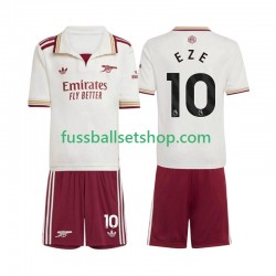 Günstige Fußball Trikotsatz Arsenal Eberechi Eze 10 Kinder Ausweichtrikot 2025-2026 Kurzarm
