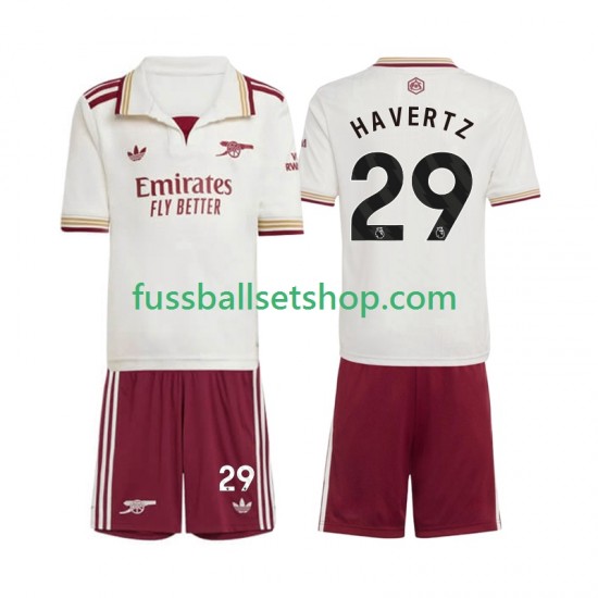 Günstige Fußball Trikotsatz Arsenal Kai Havertz 29 Kinder Ausweichtrikot 2025-2026 Kurzarm