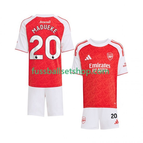 Günstige Fußball Trikotsatz Arsenal Noni Madueke 20 Kinder Heimtrikot 2025-2026 Kurzarm