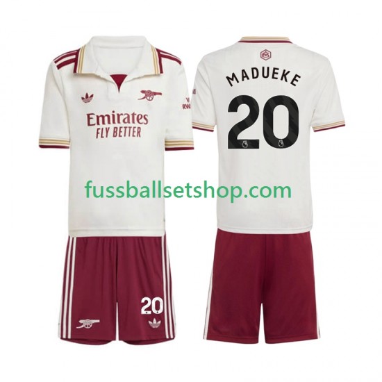 Günstige Fußball Trikotsatz Arsenal Noni Madueke 20 Kinder Ausweichtrikot 2025-2026 Kurzarm