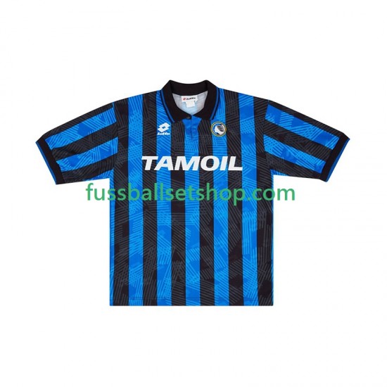 Günstige Fußball Trikotsatz Atalanta Bergamo 1991 Retro Herren Heimtrikot Kurzarm