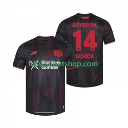 Günstige Fußball Trikotsatz Bayer 04 Leverkusen Patrik Schick 14 Herren Heimtrikot 2025-2026 Kurzarm