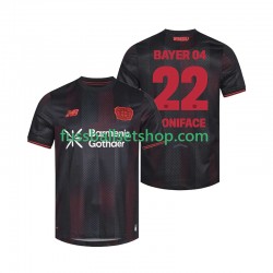 Günstige Fußball Trikotsatz Bayer 04 Leverkusen Victor Boniface 22 Herren Heimtrikot 2025-2026 Kurzarm