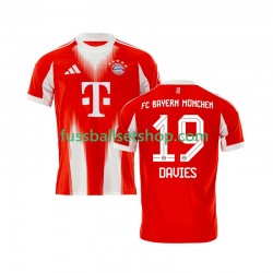 Günstige Fußball Trikotsatz FC Bayern München Alphonso Davies 19 Herren Heimtrikot 2025-2026 Kurzarm