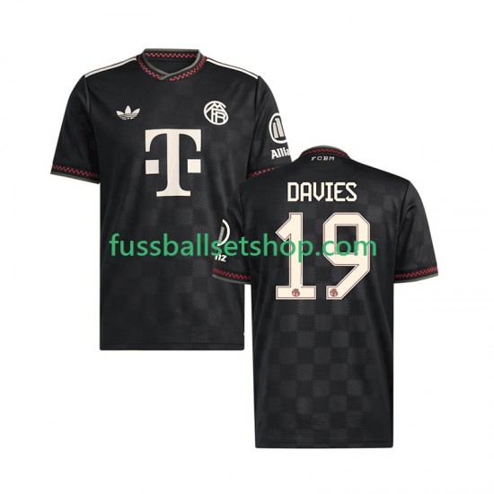Günstige Fußball Trikotsatz FC Bayern München Alphonso Davies 19 Herren Ausweichtrikot 2025-2026 Kurzarm