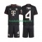 Günstige Fußball Trikotsatz FC Bayern München Jonathan Tah 4 Kinder Ausweichtrikot 2025-2026 Kurzarm
