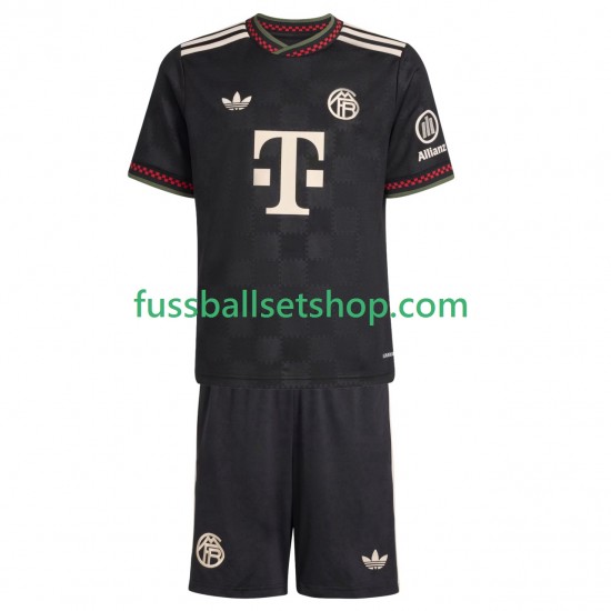 Günstige Fußball Trikotsatz FC Bayern München Kinder Ausweichtrikot 2025-2026 Kurzarm
