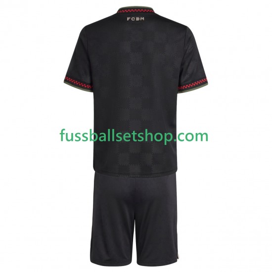 Günstige Fußball Trikotsatz FC Bayern München Kinder Ausweichtrikot 2025-2026 Kurzarm