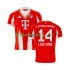 Günstige Fußball Trikotsatz FC Bayern München Luis Diaz 14 Herren Heimtrikot 2025-2026 Kurzarm