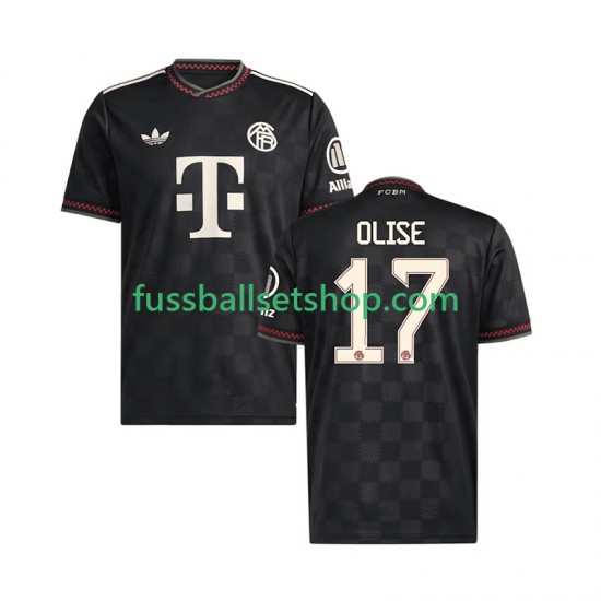 Günstige Fußball Trikotsatz FC Bayern München Michael Olise 17 Herren Ausweichtrikot 2025-2026 Kurzarm