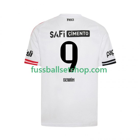 Günstige Fußball Trikotsatz Besiktas Tammy Abraham 9 Herren Heimtrikot 2025-2026 Kurzarm