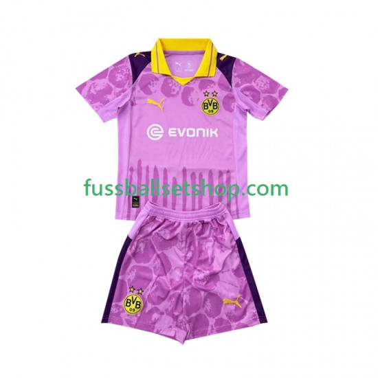 Günstige Fußball Trikotsatz Borussia Dortmund FIFA CWC Torwart Kinder Heimtrikot 2025 Kurzarm