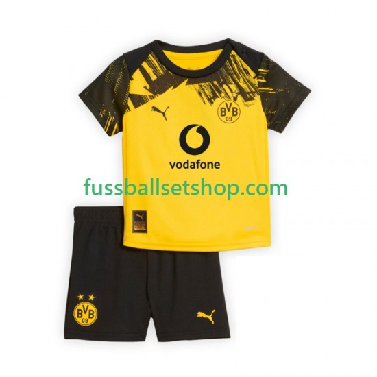 Günstige Fußball Trikotsatz Borussia Dortmund Kinder Heimtrikot 2025-2026 Kurzarm