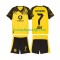 Günstige Fußball Trikotsatz Borussia Dortmund Jobe Bellingham 7 Kinder Heimtrikot 2025-2026 Kurzarm