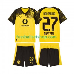 Günstige Fußball Trikotsatz Borussia Dortmund Karim Adeyemi 27 Kinder Heimtrikot 2025-2026 Kurzarm