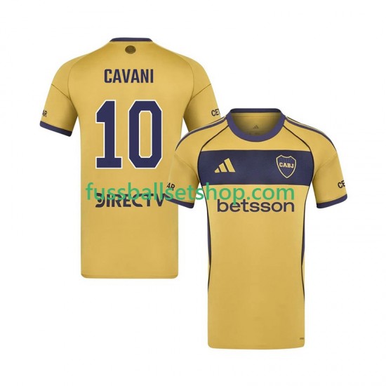 Günstige Fußball Trikotsatz Boca Juniors Edinson Cavani 10 Herren Auswärtstrikot 2025-2026 Kurzarm