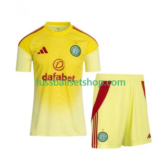 Günstige Fußball Trikotsatz Celtic Glasgow FC Torwart Kinder Heimtrikot 2025-2026 Kurzarm