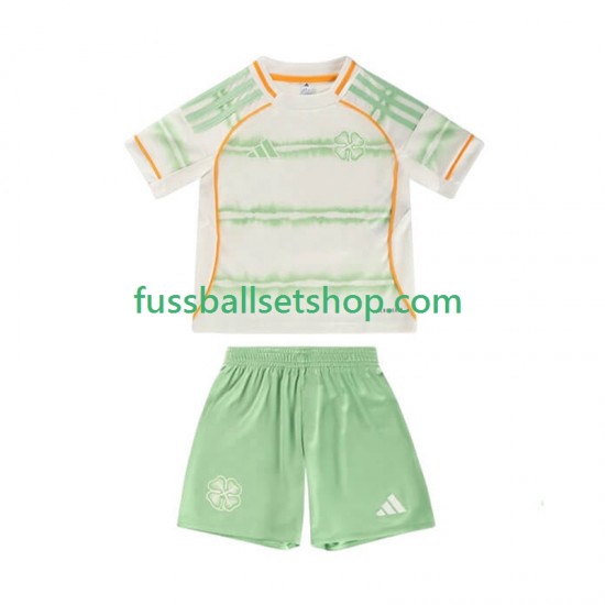 Günstige Fußball Trikotsatz Celtic Glasgow FC Kinder Ausweichtrikot 2025-2026 Kurzarm