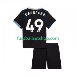 Günstige Fußball Trikotsatz Chelsea Alejandro Garnacho 49 Kinder Ausweichtrikot 2025-2026 Kurzarm