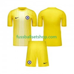 Günstige Fußball Trikotsatz Chelsea Torwart Kinder Ausweichtrikot 2025-2026 Kurzarm