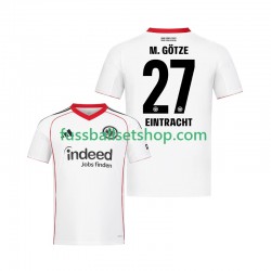 Günstige Fußball Trikotsatz Eintracht Frankfurt Mario Gotze 27 Herren Auswärtstrikot 2025-2026 Kurzarm