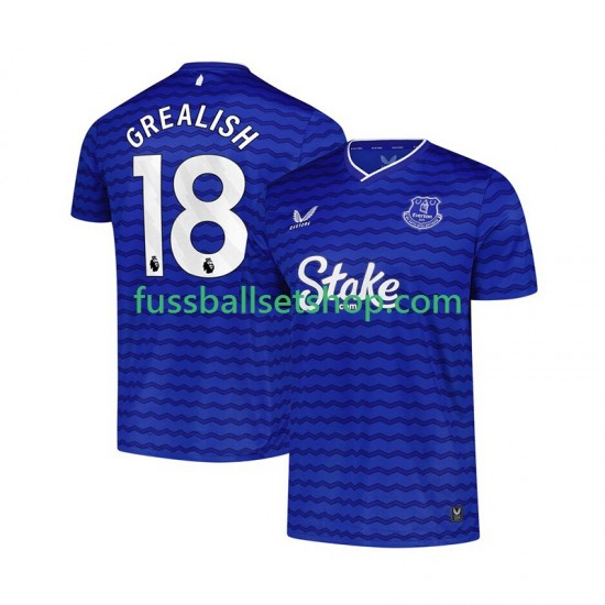 Günstige Fußball Trikotsatz Everton Jack Grealish 18 Herren Heimtrikot 2025-2026 Kurzarm