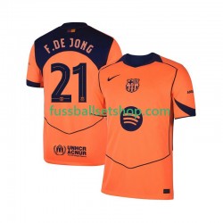 Günstige Fußball Trikotsatz FC Barcelona Frenkie de Jong 21 UCL Herren Ausweichtrikot 2025-2026 Kurzarm