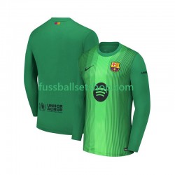 Günstige Fußball Trikotsatz FC Barcelona Torwart Herren Heimtrikot 2025-2026 Langarm