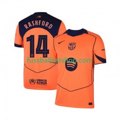 Günstige Fußball Trikotsatz FC Barcelona Marcus Rashford 14 UCL Herren Ausweichtrikot 2025-2026 Kurzarm