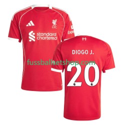 Günstige Fußball Trikotsatz Liverpool Diogo Jota 20 Herren Heimtrikot 2025-2026 Kurzarm