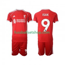 Günstige Fußball Trikotsatz Liverpool ISAK 9 Kinder Heimtrikot 2025-2026 Kurzarm